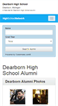 Mobile Screenshot of dearbornhighschool.net